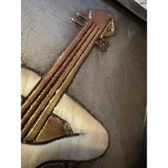 Vintage Mid Century Modern Abstract Jazz Musicians 3D Textured Painting - Picture 4 of 11